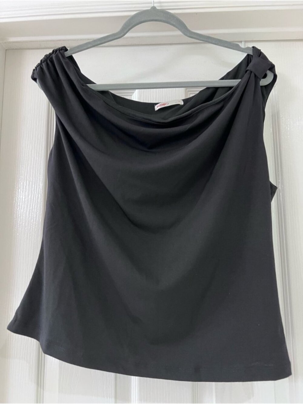 Black Off the Shoulder Women’s Top